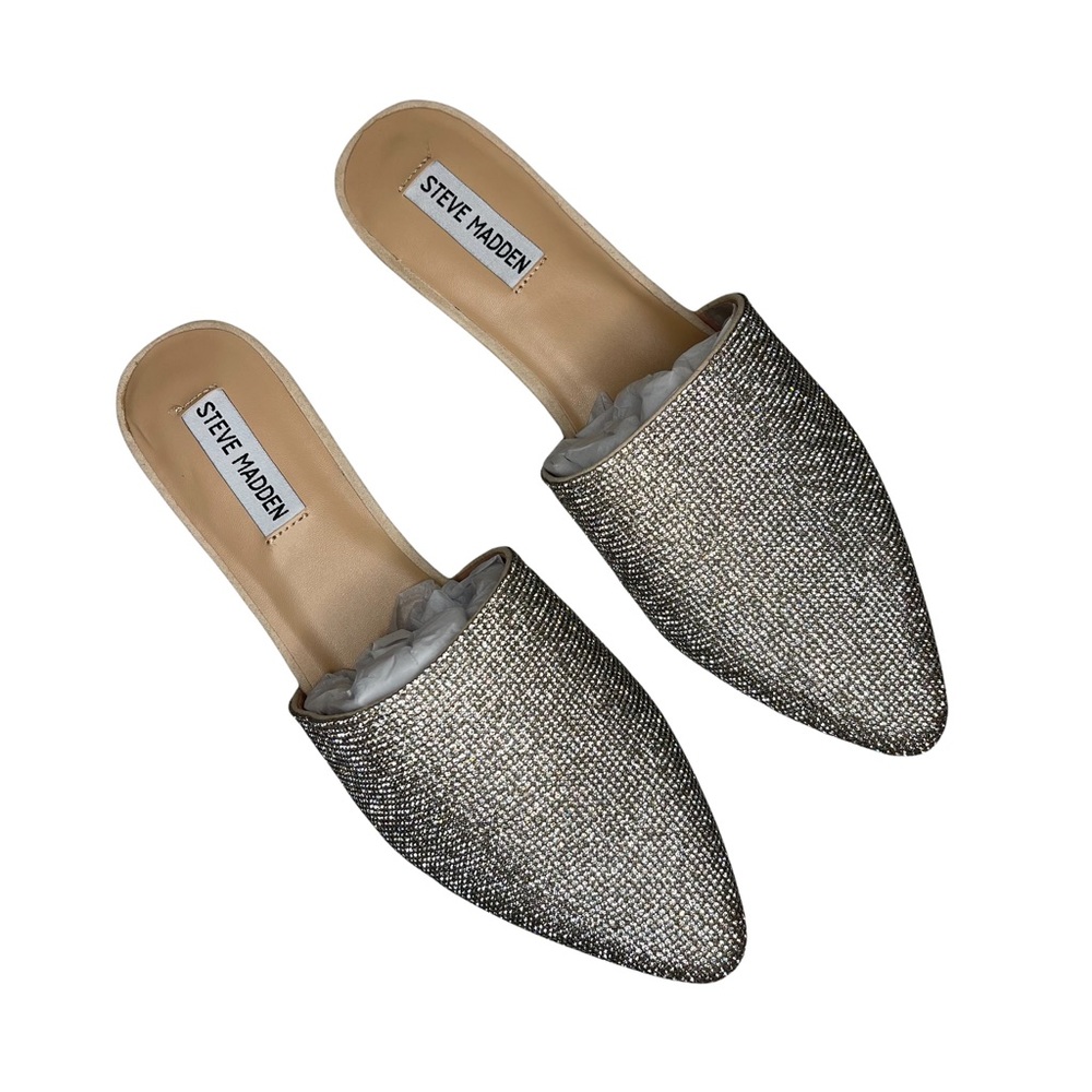 🛑LAST ONE🛑 Steve Madden Traced Rhinestones Mules